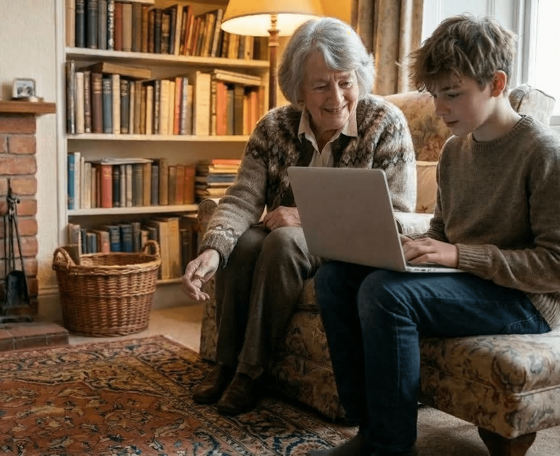 Customer filling out a job request form